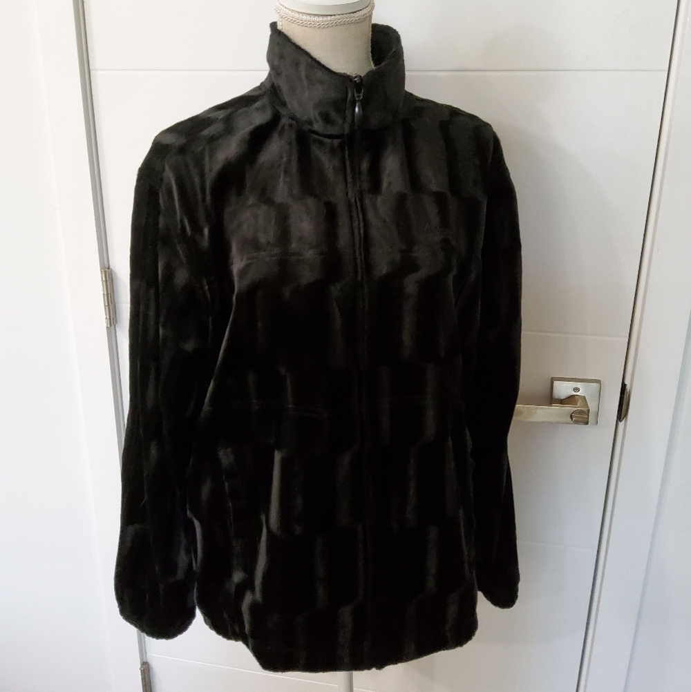 SUPREME Velvet Full Zipper Bomber Jacket Size M